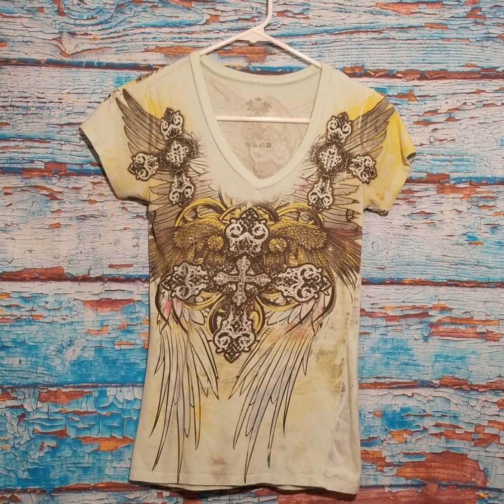 Cowgirls and diamonds V neck Tee